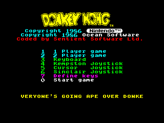 Donkey Kong Arcade